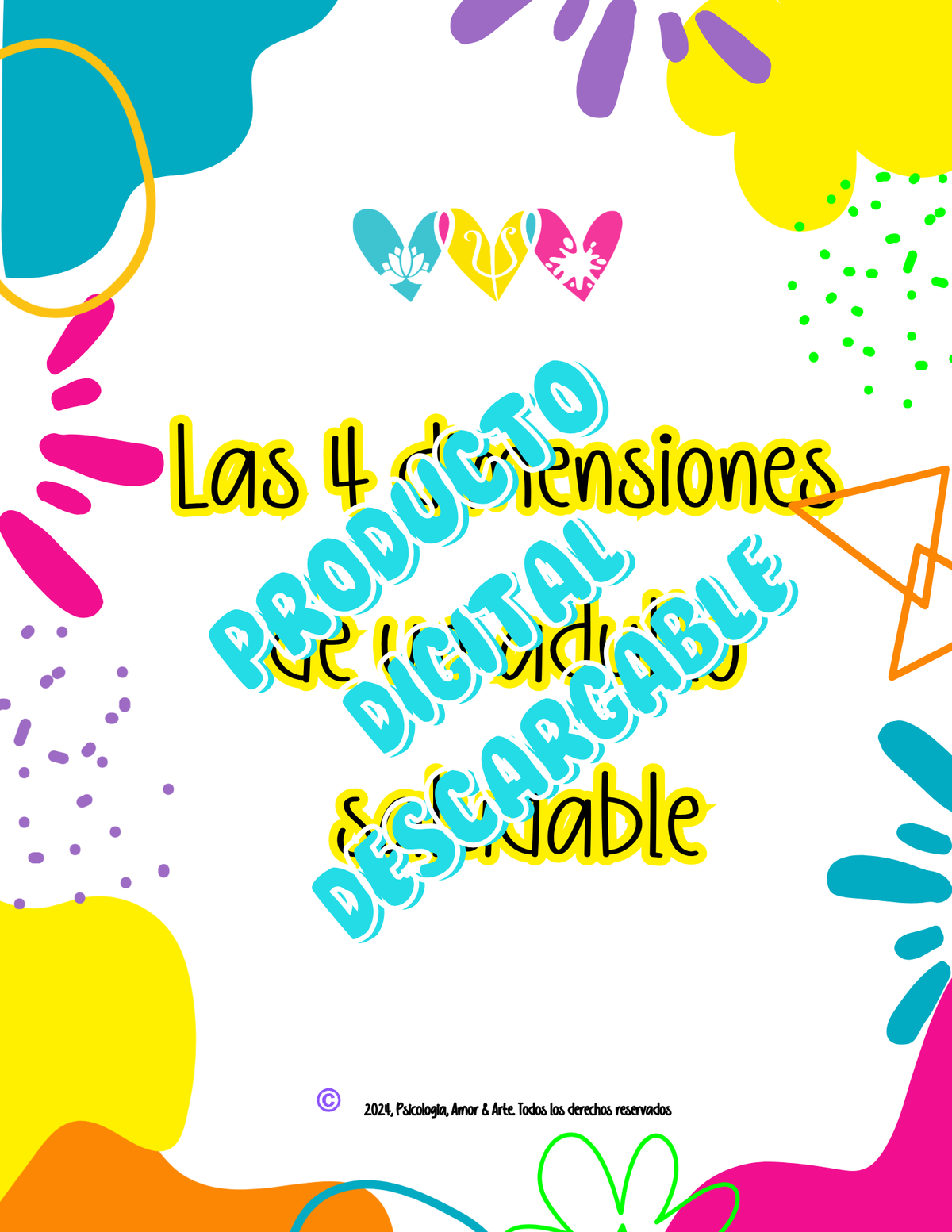 Cuatro (4) dimensiones de un adulto saludable. (Producto digital. PDF Descargable GRATIS)